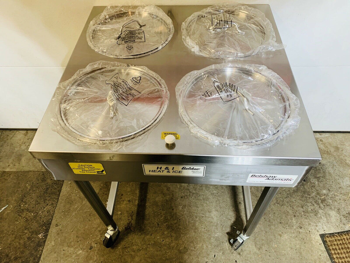 Iceing Table Belshaw H&I-4 Heat & Ice donut warmer icing table Tested/Working New B ...
