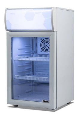 2 cu/ft Glass Door Merchandiser Refrigerator SKU C-02RM