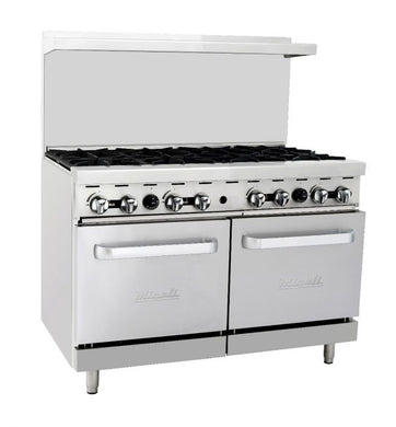 Migali C-RO8-NG 8 Burner Range, (2) Ovens, Natural Gas