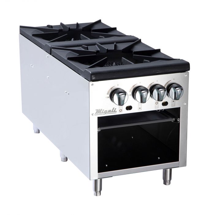 Migali C-SPS-2-18 2 Burner Stock Pot Stove