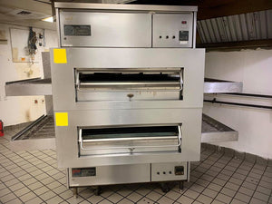 Middleby Marshall PS360 32" Double Deck Gas Conveyor Pizza Oven