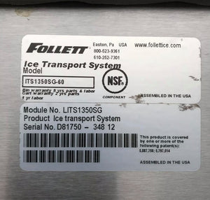 Follett Ice Bin &Transport System LITS1350SG (Ice Maker Not Included)