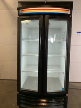 Load image into Gallery viewer, True GDM-14RF Black Glass Pop Refrigerator Cooler Radius Front