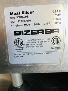 Bizerba GSP H Manual Meat Cheese Deli Slicer, (Hobart 2812) TESTED & WORKING!!