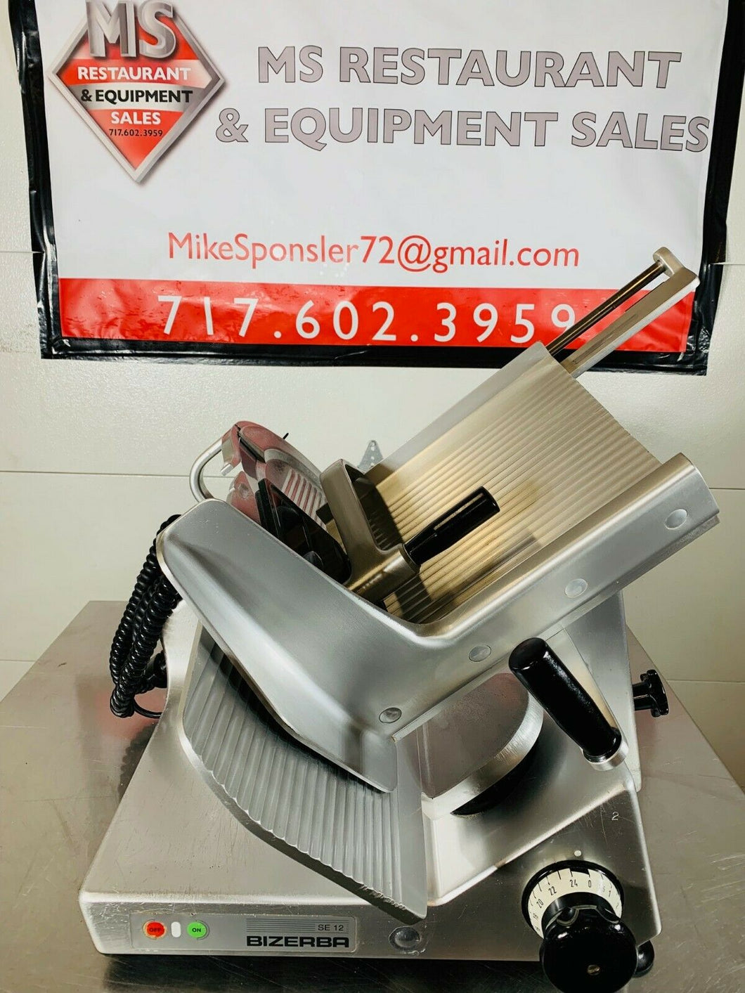 Bizerba SE12 Heavy Duty Manual Commercial Meat Deli Cheese Slicer 13
