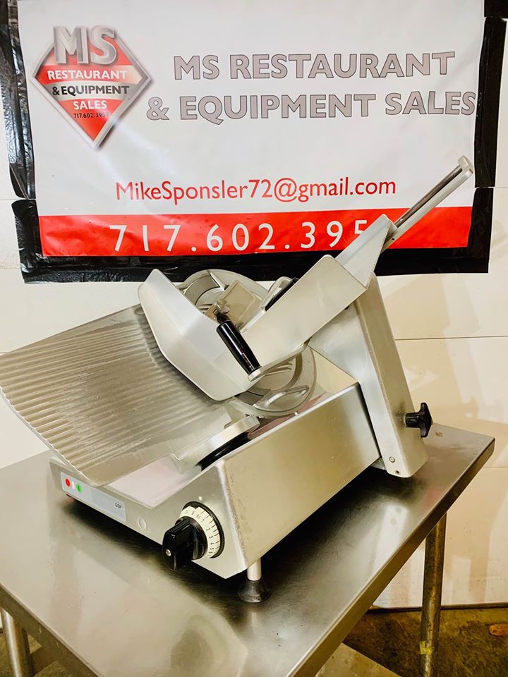 Bizerba SE12 Manual Gravity Feed Deli Slicer Refurbished Tested & Working & Quiet.