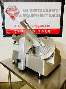 Bizerba SE12 Manual Gravity Feed Deli Slicer Refurbished Tested & Working & Quiet.