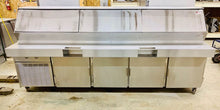 Load image into Gallery viewer, Traulsen VPS120J 10ft Refrigerated Prep Table 3 Slide Top 4 Doors Tested &amp; Working
