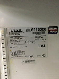 True TWT-72-HC 72” Worktop Refrigerator w/ (3) Sections, 115v Works Great!
