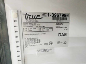 True TSSU-72-18 Three Doors Sandwich Salad Prep Refrigerator Tested & Working!