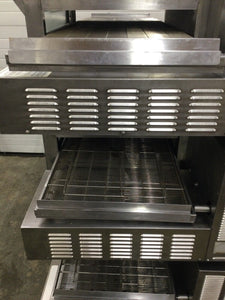Lincoln Impinger 1132 Triple Stack 3ph 208v Electric Conveyor Pizza Oven Working