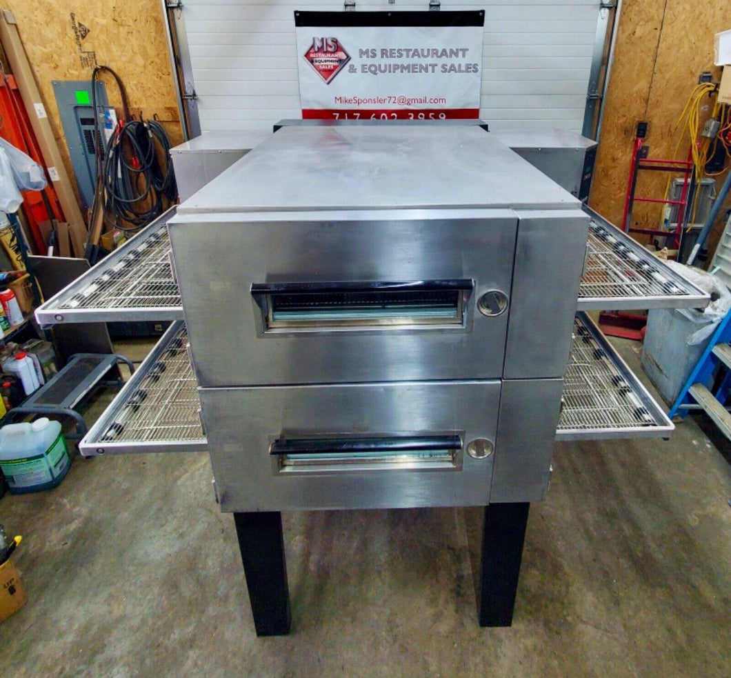 Lincoln 1600-000-U 80” Impinger Conveyor Oven Nat Gas 120v Refurbished Working!