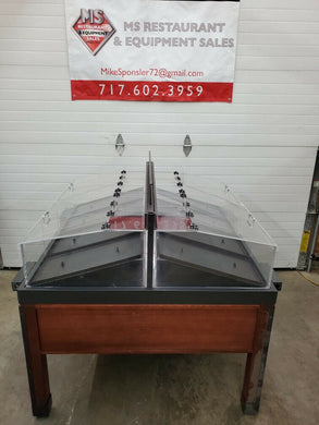 Commercial Self Serve (8) Bins Bakery Display Merchandiser NEW