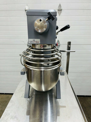 Univex Commercial SRM12 12QT Mixer W/Bowl Guard and Whisk Working!