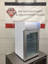Load image into Gallery viewer, Avantco CFM2LB White Countertop Freezer w/ Swing Door Top Lit New Open Box