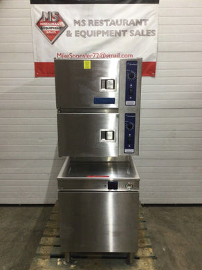 Cleveland 24CEM24, Double Steamer, Convection, Boiler, 208/220v 3ph Refurbished