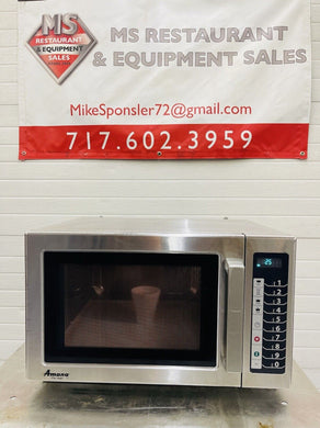 Amana RCS10TS Stackable Comm. Microwave w/ Push Button 120V, 1000W