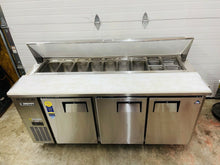 Load image into Gallery viewer, Everest EPR3 72” 3 Door Prep Table Fully Refurbished!