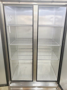 True T-35-39.5” 2 Door Stainless Steel Reach In Refrigerator Tested and Working!