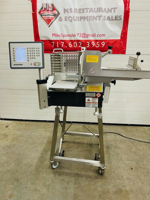 Bizerba A 404 204-SYS Fully Automatic Slicer Stacker System, 13” Blade
