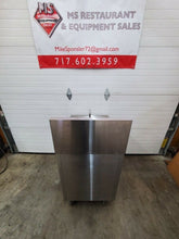 Load image into Gallery viewer, QualServe Stainless Portable Sink On Demand Hot Cold H2o Tested &amp; Working