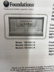 Foundations 100-SSC-R Diaper Changing Station NEW!
