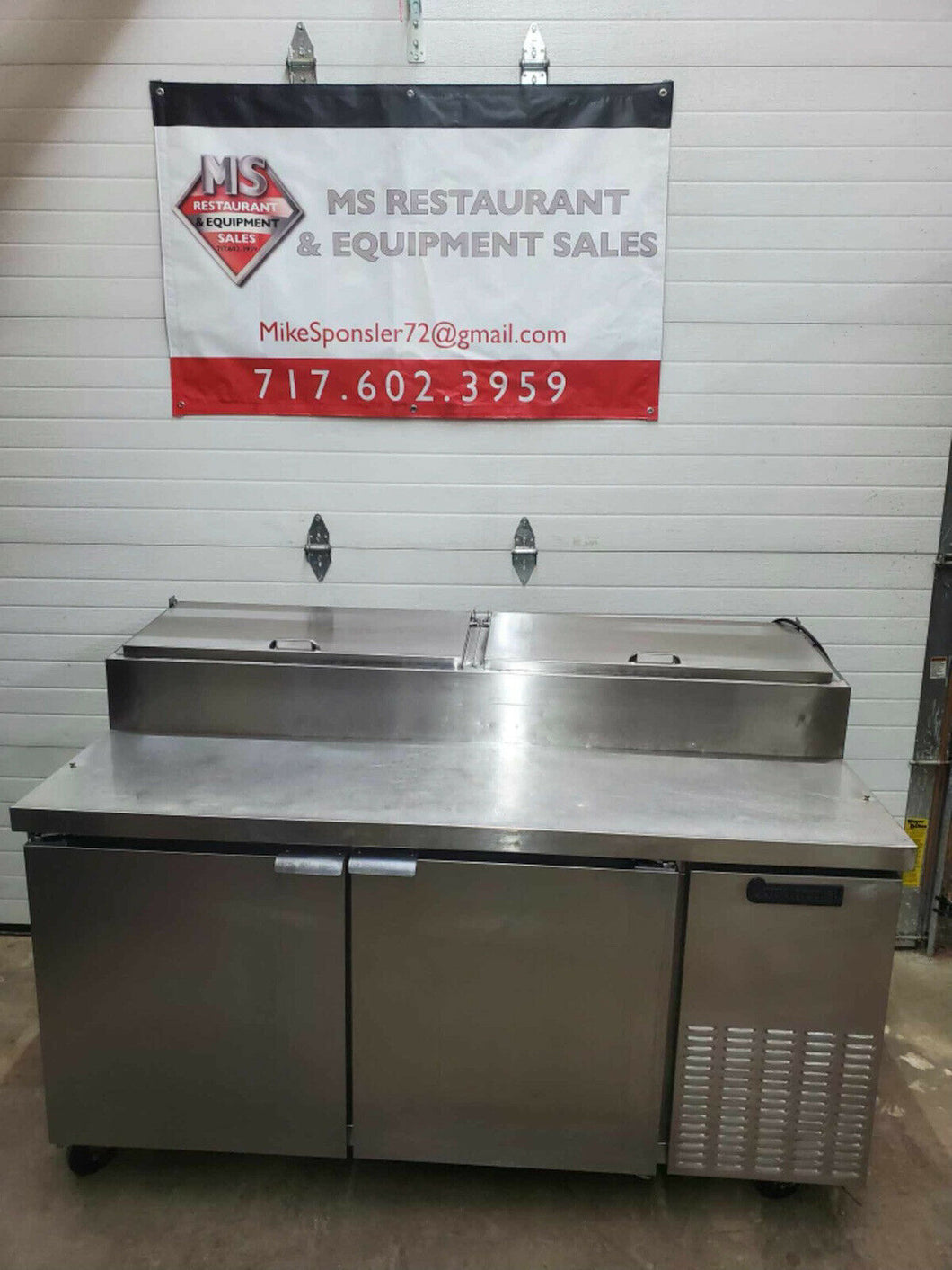 Continental CPT67 Pizza Prep Table Refrigerator Refurbished Tested Working