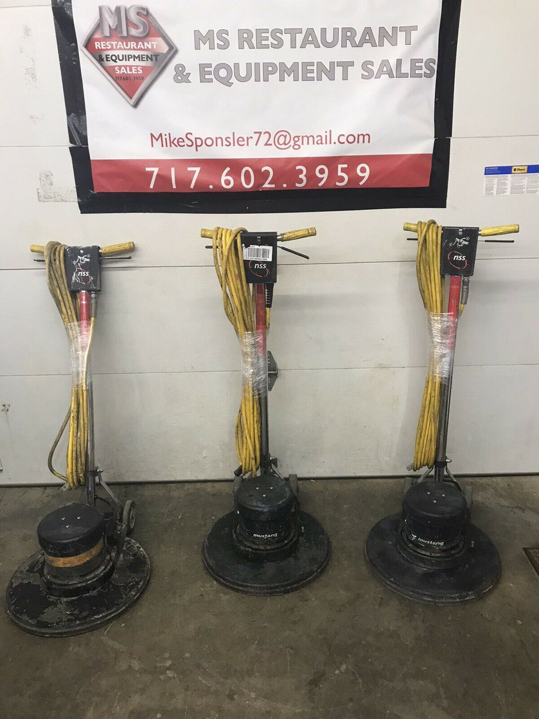 NSS MUSTANG 1500 20” Floor Buffer Tested & Working!