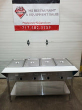 Load image into Gallery viewer, ServIt EST-4WS Four Pan Sealed Well Electric Steam Table w/Undershelf 120v Works