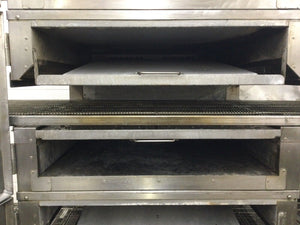 Lincoln Impinger 1132 Triple Stack 3ph 208v Electric Conveyor Pizza Oven Working