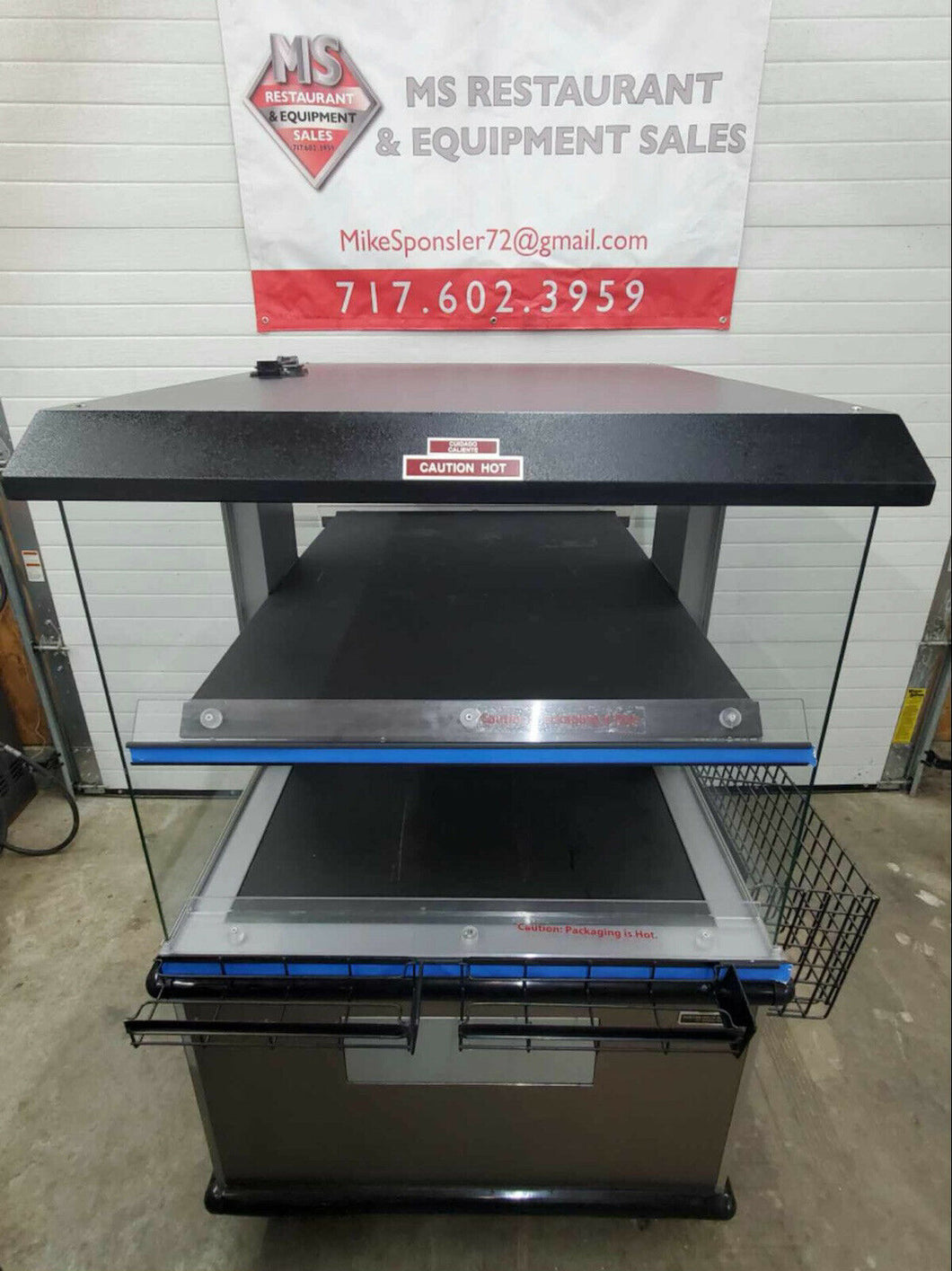 2020 Custom Deli Inc. DILW4H 2 Shelf Hot Food Grab n Go Tested and Working!