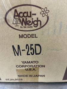 Accu Scale YAMATO M-25D 25 LB X 0.1 LB Mechanical Scale