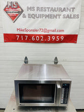 Load image into Gallery viewer, Amana RCS10TS Stackable Comm. Microwave w/ Push Button 120V, 1000W