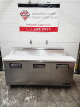Load image into Gallery viewer, True TSSU-72-18 Three Doors Sandwich Salad Prep Refrigerator Tested &amp; Working!