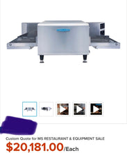 Load image into Gallery viewer, TurboChef HHC2020 VNTLSS High Speed Conveyor Pizza Oven Refurbished Works Great