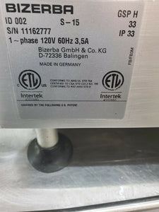 Bizerba GSP H 2015 Refurbished Deli Slicer Tested and Working!