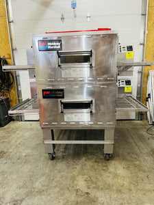 Middleby Marshall PS840G VE2-PH Nat. Gas Double Stack Conveyor Pizza Ovens