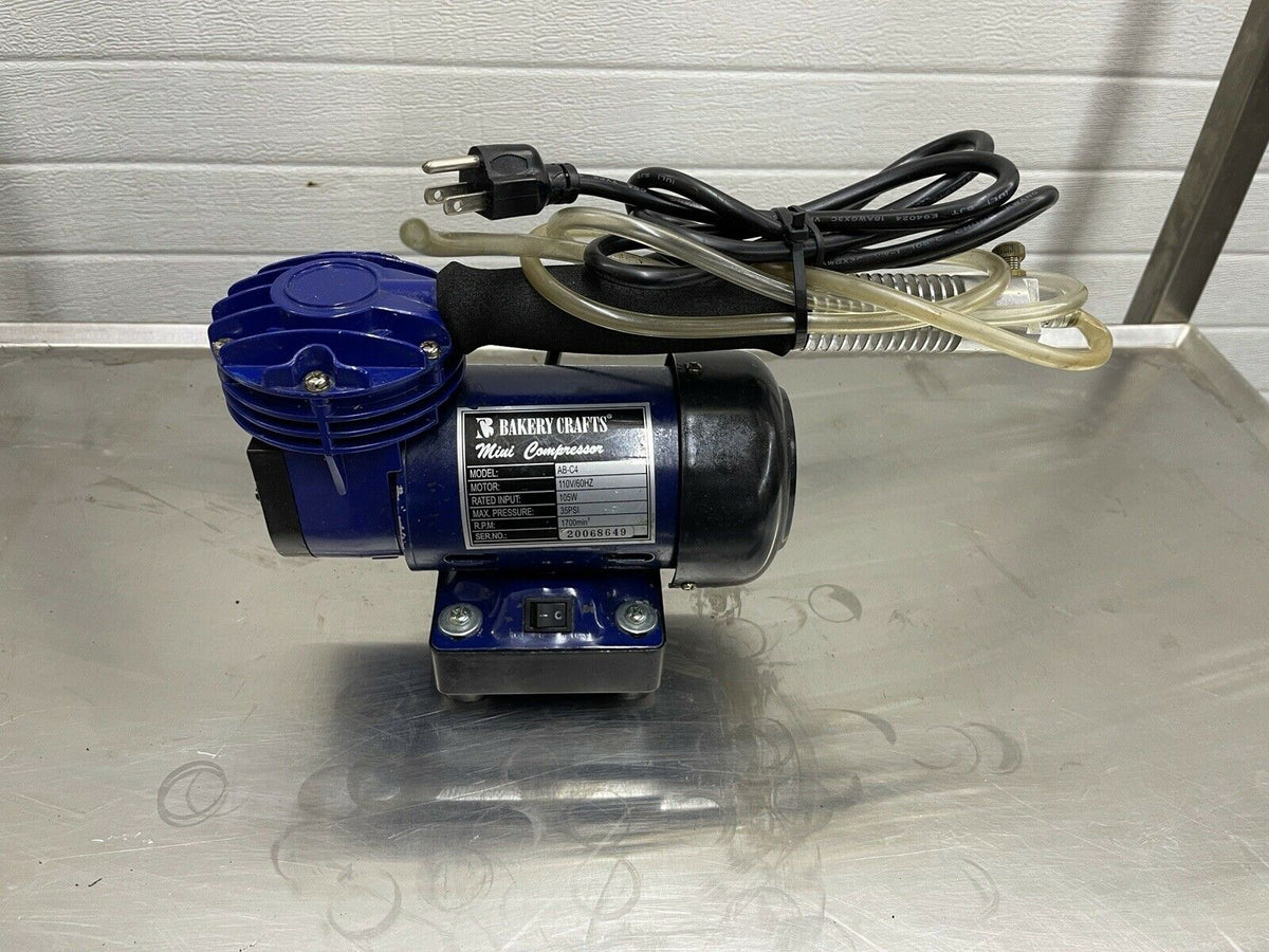Bakery Craft AB-C4 Deluxe 115 Volt Airbrush Compressor w/ NEW Airbrush ...