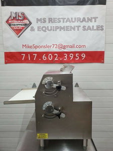 Somerset CDR-1500 15” Countertop Two Stage Side Operated Dough Sheeter 120v