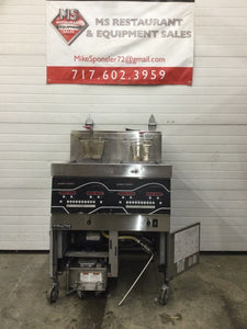 Henny Penny EEG 242 Evolution Elite 2-Well Natural Gas Open Fryer W / iControl