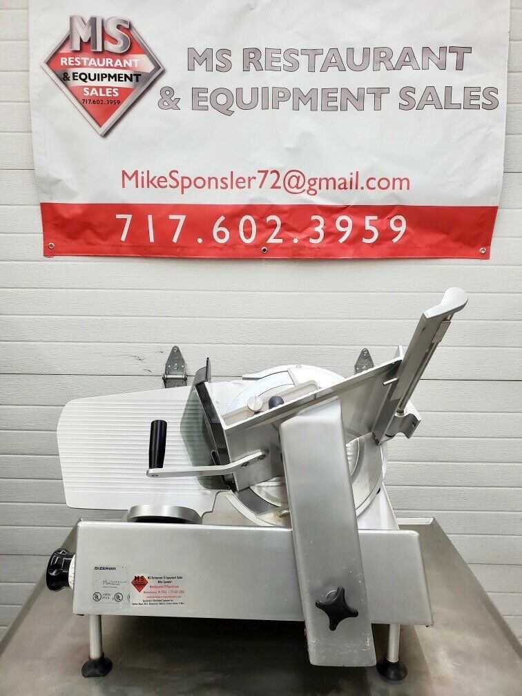 Bizerba SE12 Manual Deli Slicer Fully Refurbished