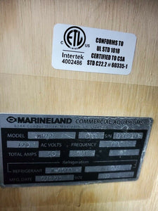 Marineland ML-22SS Lobster/Live Seafood Display Tank w/ Supplies Tested Working!