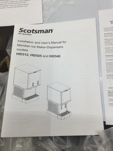 Scotsman (2021) NEW IN BOX HID312A-1A Nugget Ice Machine, Water Dispenser, Stand