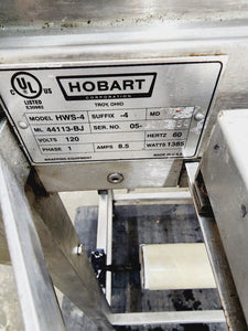 Hobart HWS4 Hand Wrap Station Hot Plate w/ Printer Tested Works Great