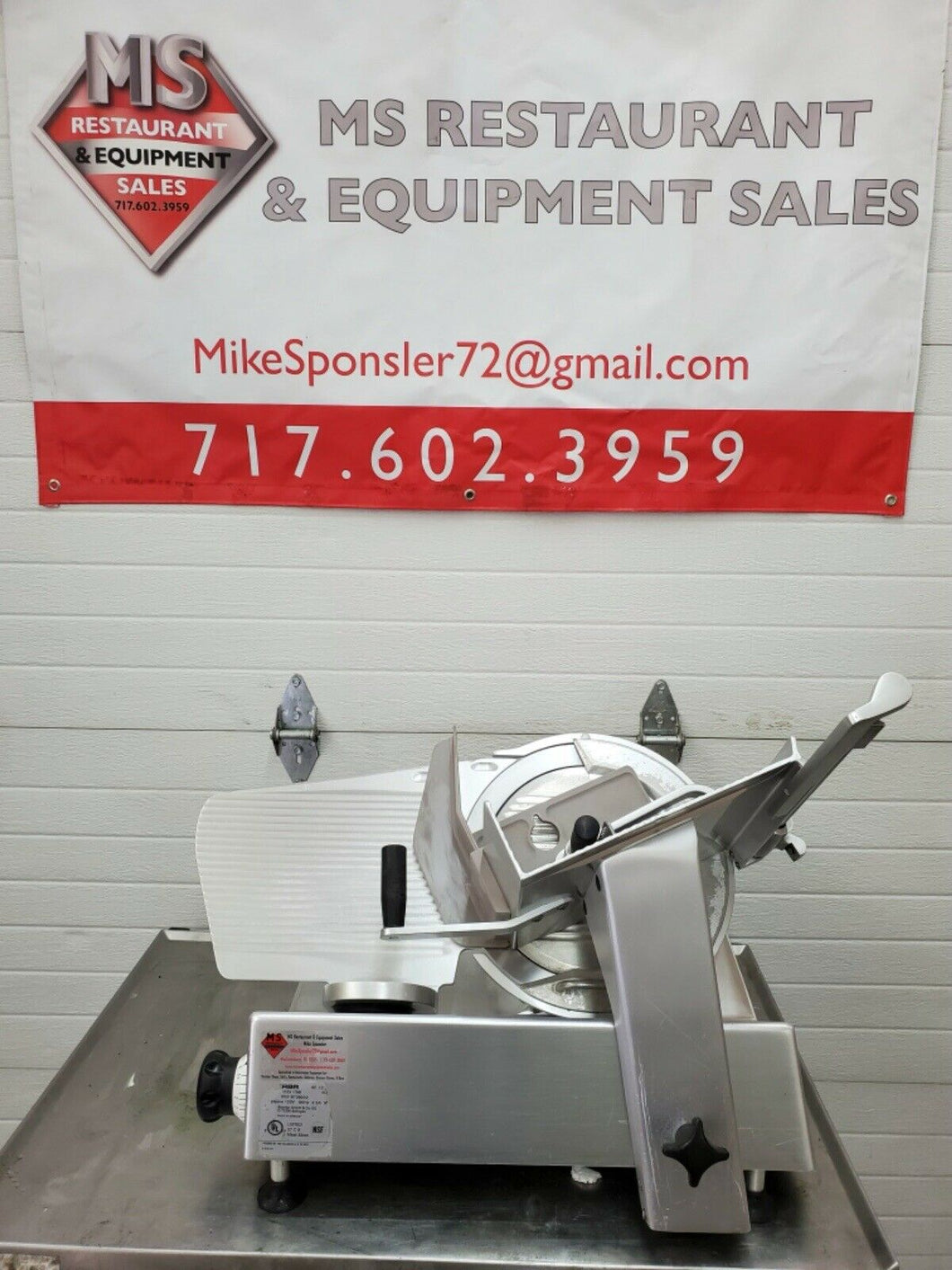 Bizerba SE12 Deli Slicer Refurbished Tested Works Great!