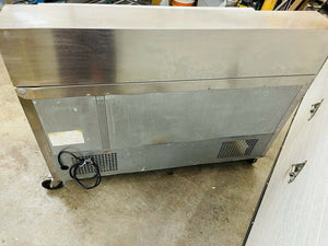 McCall ST-59-4 S/s 2 Door 59” Mega Top Sandwich Prep Cooler Tested & Working!
