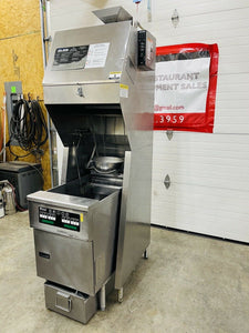 Pitco PH-SEF184-S & Giles FSH-2-PH COMBO FRYER w/ OIL FILTRATION TESTED WORKING