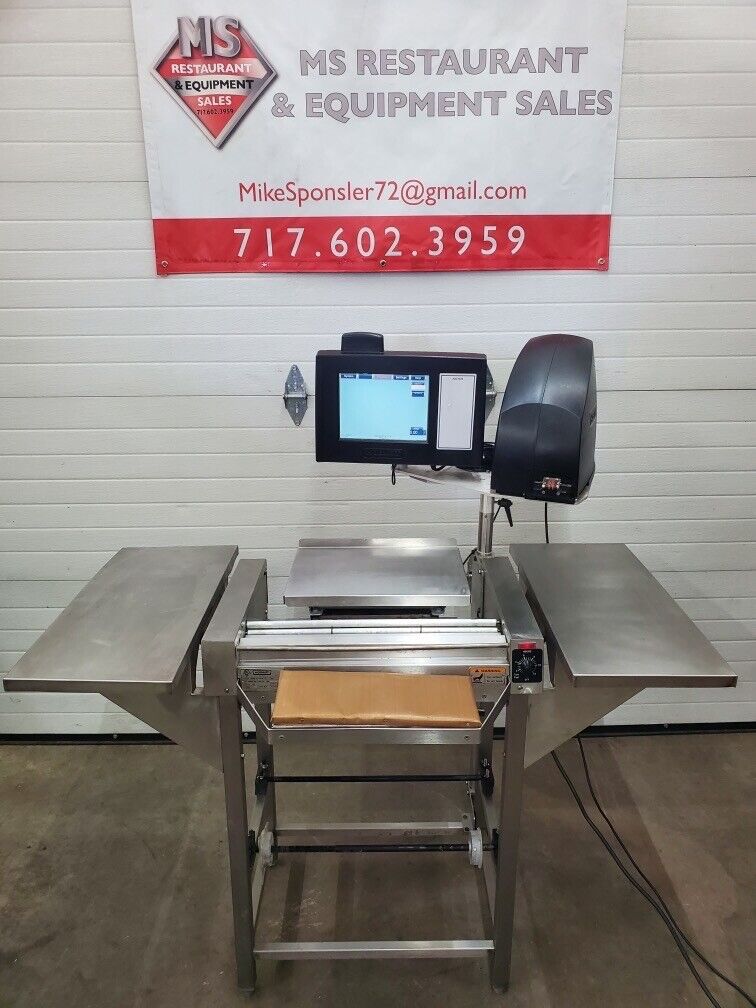 Hobart HWS4-C Hand Wrap Station, Angled Sealing 15”x6” Hot Plate w Printer