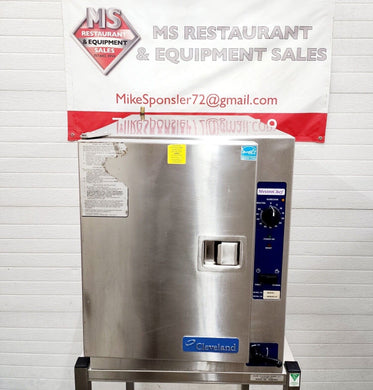 Cleveland 22-CET6.1 (6 Pan) Electric 208v 3ph Steamer w/ Stand Tested Working!