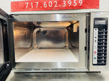 Load image into Gallery viewer, Amana RCS10TS Stackable Comm. Microwave w/ Push Button 120V, 1000W